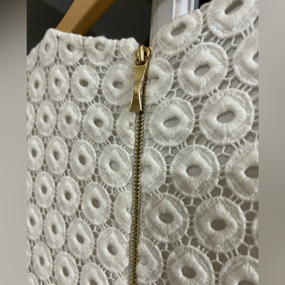 Kate Spade Ashby Guipure Lace Shift Dress - Size 0 - white - Picture 8 of 8